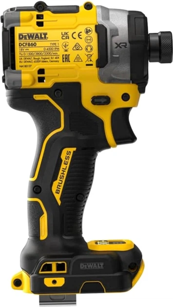 Akumulatorowa wkrętarka udarowa bezszczotkowa DeWALT DCF860N (5035048808368) - obraz 4