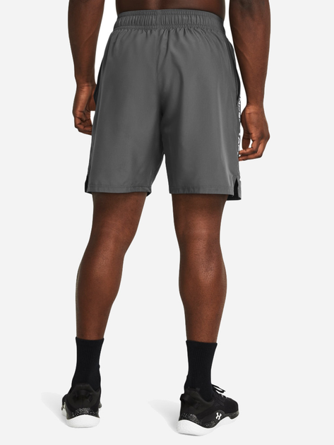 Спортивные шорты мужские Under Armour UA Tech Woven Wordmark Short 1383356-025 S Серые (196885605567) 