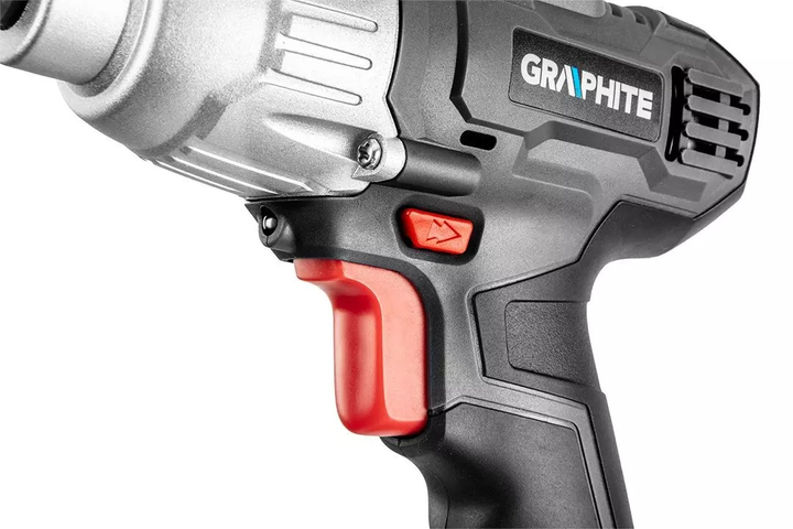 Набір електроінструментів Graphite: дриль-шуруповерт 58G022-AD + гайковерт 58G012 58GS002 без акумулятора та зарядного пристрою (5902062102706) - зображення 4