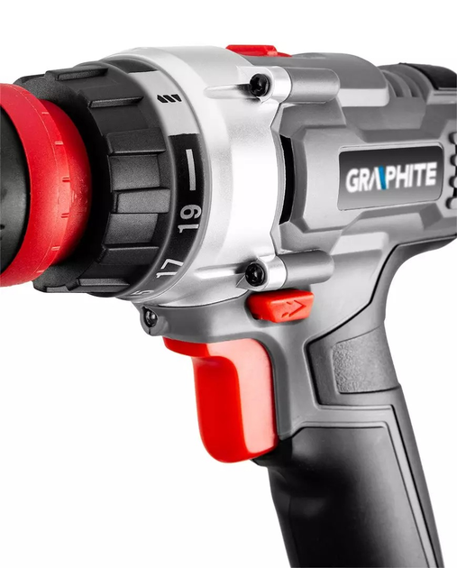 Набір електроінструментів Graphite: дриль-шуруповерт 58G022-AD + гайковерт 58G012 58GS002 без акумулятора та зарядного пристрою (5902062102706) - зображення 10