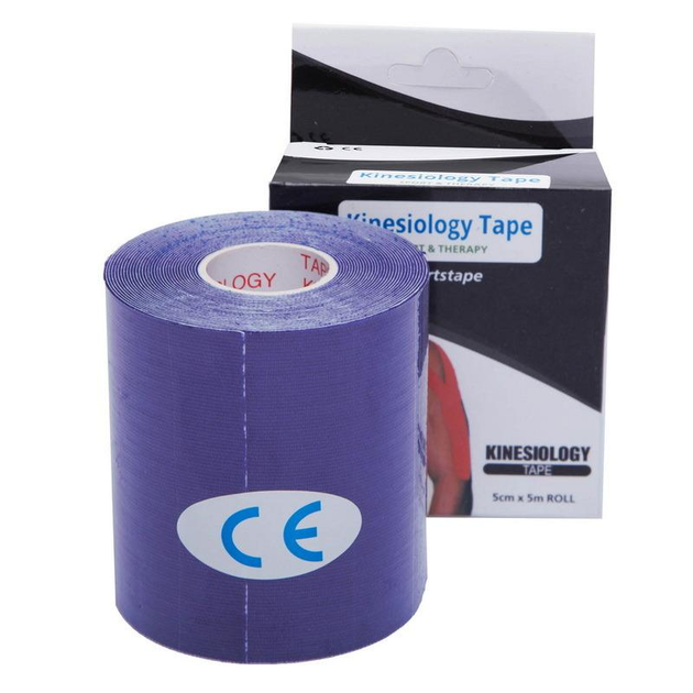 Кинезио тейп (Kinesio tape) SP-Sport BC-0474-7_5 размер 7,5смх5м фиолетовый - изображение 1