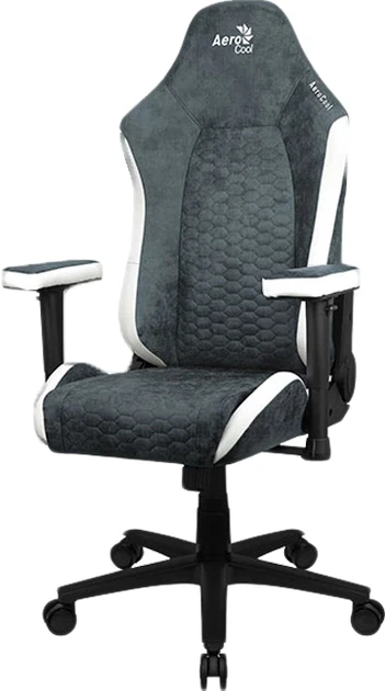 Комп'ютерне крісло для геймера AeroCool Crown Aerosuede Steel Blue - изображение 8