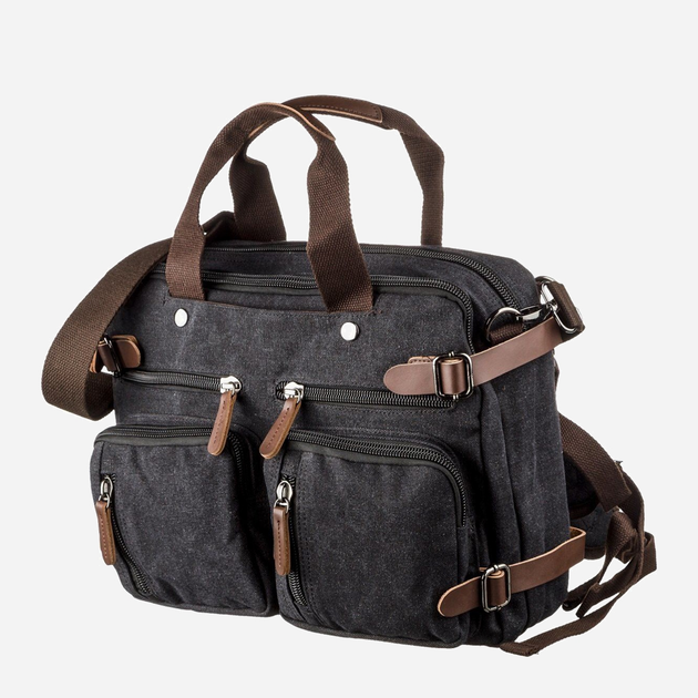 Сумка-рюкзак чоловіча Vintage leather-20144 Чорна від Rozetka на платформі USKIDKA Акція на Сумка-рюкзак чоловіча Vintage leather-20144 Чорна від Rozetka