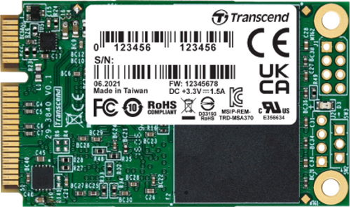 SSD накопичувач Transcend MSA370 TS128GMSA370 - зображення 1