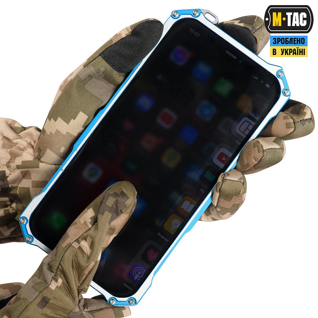 Тактические M-Tac перчатки демисезонные Soft Shell ММ14 пиксель S - изображение 2