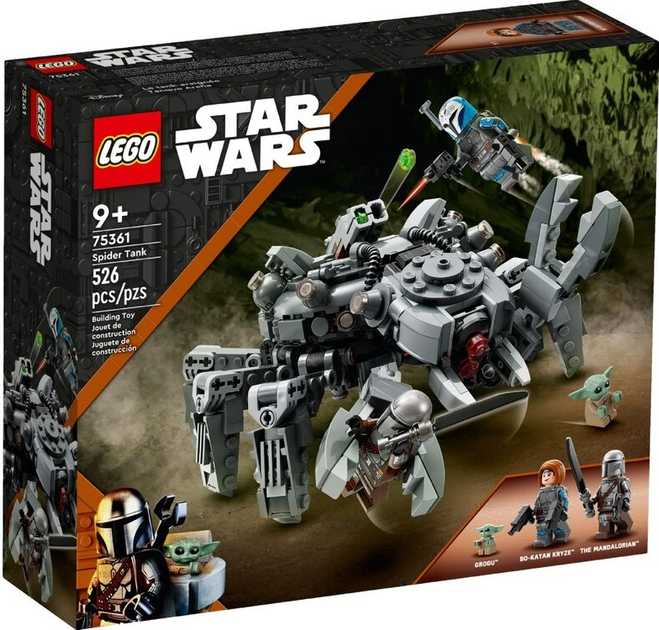 Zestaw klockow LEGO Star Wars Pajeczy czolg 526 elementow (75361) (955555903512307) - Outlet - obraz 1