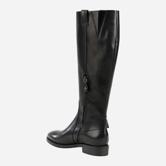 Kozaki damskie skórzane Geox D162UC00043-C9999 37.5 Czarne (8050036252142) - obraz 4