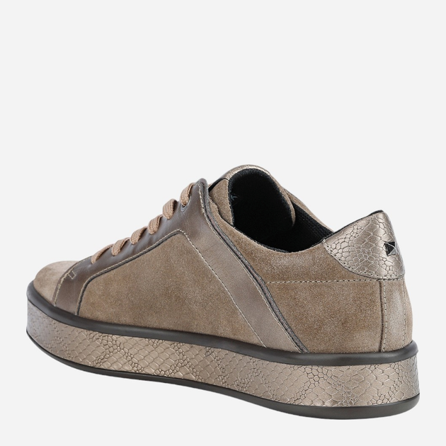 Sneakersy damskie do kostki Geox D16FFC022PV-C5005 36 Ciemnobeżowe (8050036227546) - obraz 4