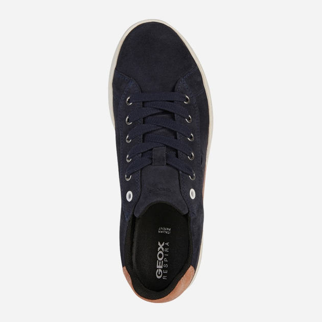 Sneakersy damskie zamszowe Geox D2624B00022-C4N8J 37 Ciemnogranatowe (8050036843814) - obraz 4