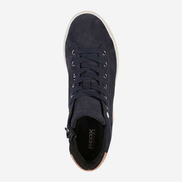 Sneakersy damskie wysokie Geox D2624C00022-C4N8J 37 Ciemnogranatowe (8050036843951) - obraz 4