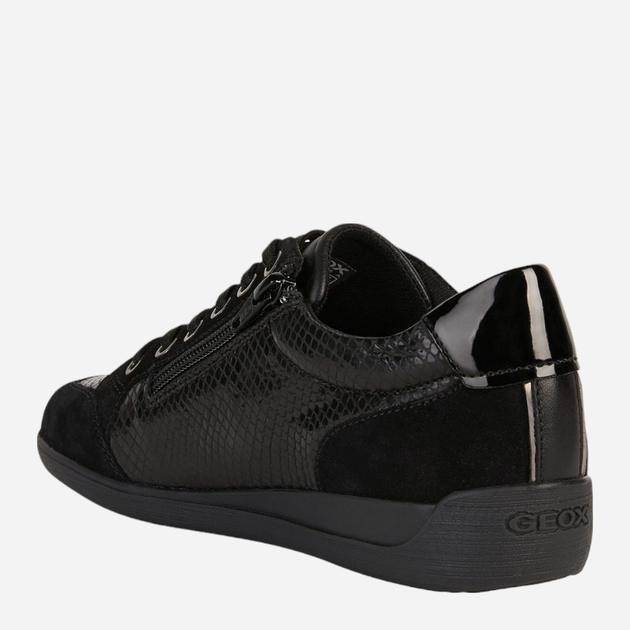 Sneakersy damskie do kostki Geox D2668C04122-C9999 41 Czarne (8050036786142) - obraz 3