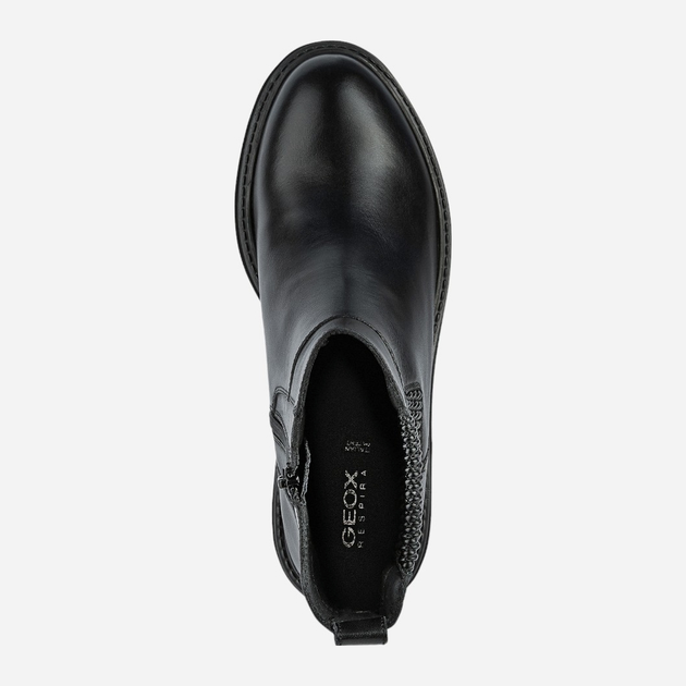 Botki damskie skórzane Geox D26HRD0436W-C9999 41 Czarne (8050036687036) - obraz 4