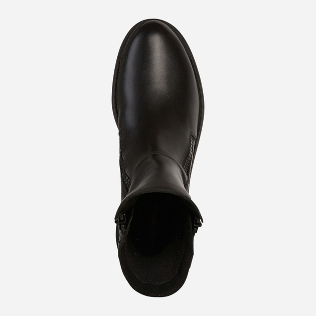 Botki damskie skórzane Geox D26UPF00043-C9999 38 Czarne (8050036842367) - obraz 4