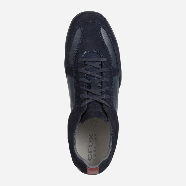 Sneakersy męskie skórzane Geox U26FEA022PT-C4002 46 Granatowe (8050036857064) - obraz 4