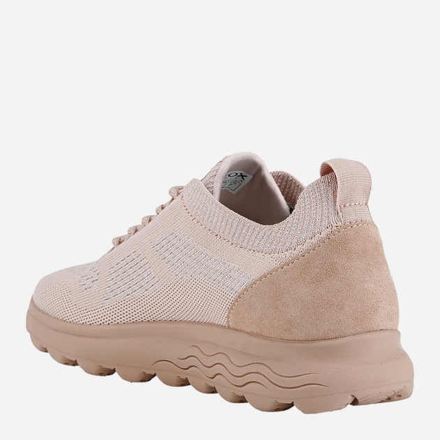 Sneakersy damskie z siatki Geox D15NUA09T22-C8007 41 Różowe (8050036943507) - obraz 3