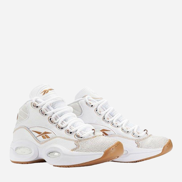 Sneakersy męskie do kostki Reebok Question Mid 100033893 44.5 Białe (4066756990725) - obraz 2