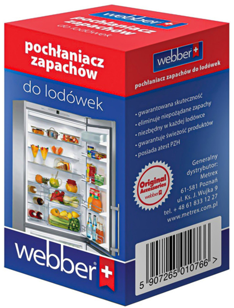 Pochłaniacz zapachów do lodówek Webber P2 (02ASN001) - obraz 1