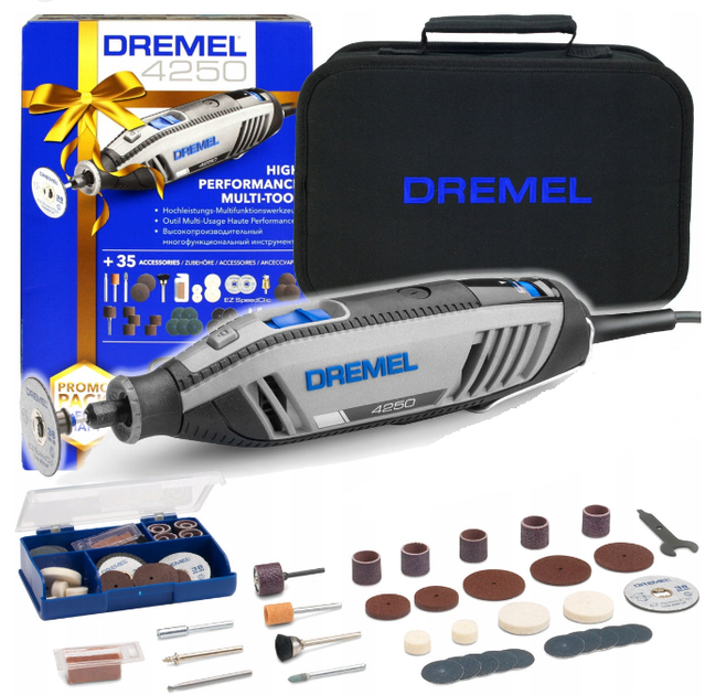 Многофункциональный гравер Dremel 4250-35 / 5000–35000 об/мин - Фото 1 Многофункциональный гравер Dremel 4250-35 / 5000–35000 об/мин - изображение 1