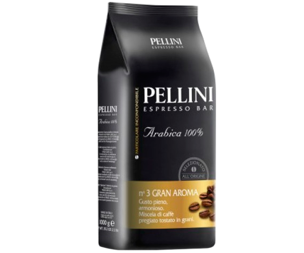 Кава в зернах Pellini Espresso Gran Aroma 1кг - Фото 1 Кава в зернах Pellini Espresso Gran Aroma 1кг - зображення 1