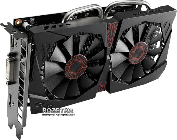 Видеокарта Asus PCI-Ex GeForce GTX 750 Ti Strix 2048MB GDDR5