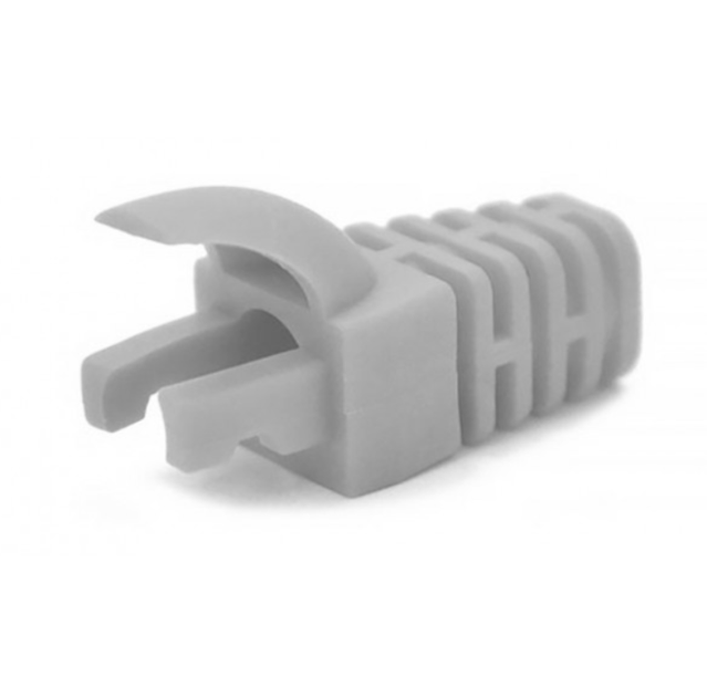 Ізолюючий ковпачок до конектора MERLION RJ-45 Grey (CPRJ45ML-GY-CAT5/6) - Фото 1 Ізолюючий ковпачок до конектора MERLION RJ-45 Grey (CPRJ45ML-GY-CAT5/6) - зображення 1