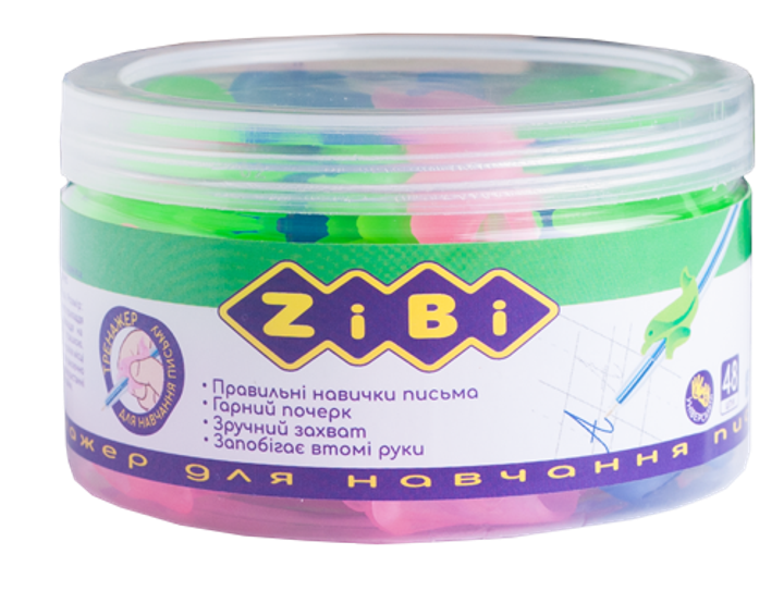 Тренажер для письма эргономический РЫБКА, по 48 шт. в тубе, KIDS Line ...