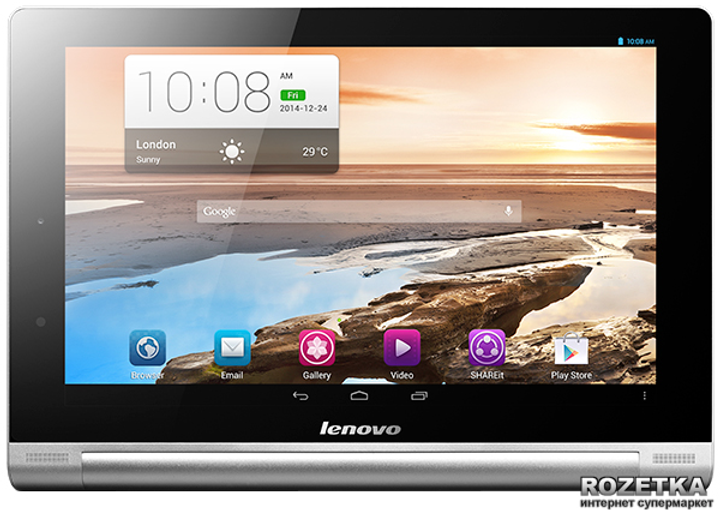 Планшет Lenovo Yoga Tablet 10" HD Plus B8080 3G 32GB Silver (59411679 ...