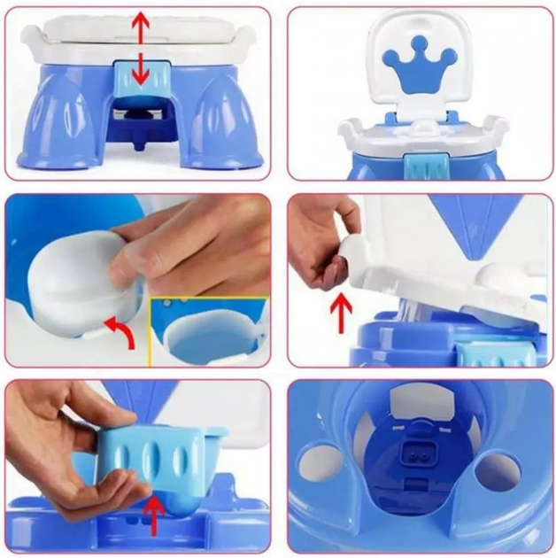 Nocnik dziecięcy Woopie Toys 3 w 1 (5904326946026) - obraz 5