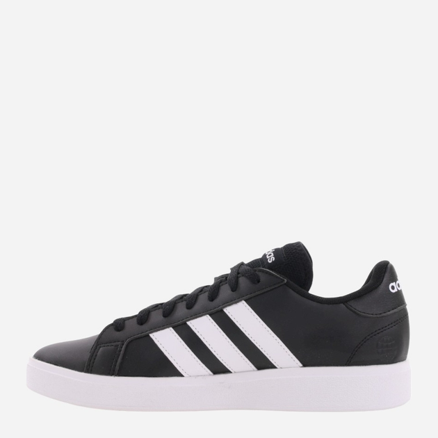 Жіночі кеди низькі adidas Grand Court Base 2 GW9262 36.5 Чорний/Білий (4065426736519) - зображення 2