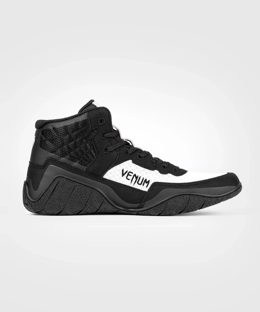 Борцівки Venum Elite Wrestling Shoes Black White (VENUM-05083-108-13-47) - Фото 3 Борцівки Venum Elite Wrestling Shoes Black White (VENUM-05083-108-13-47) - зображення 3