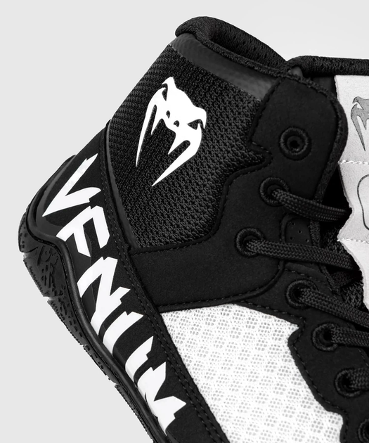 Борцівки Venum Elite Wrestling Shoes Black White (VENUM-05083-108-13-47) - Фото 6 Борцівки Venum Elite Wrestling Shoes Black White (VENUM-05083-108-13-47) - зображення 6