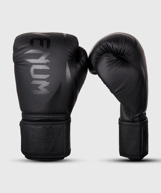 Детские боксерские перчатки Venum Challenger 2.0 Kids Boxing Gloves Black Black (VENUM-03089-114-6OZ) - изображение 3