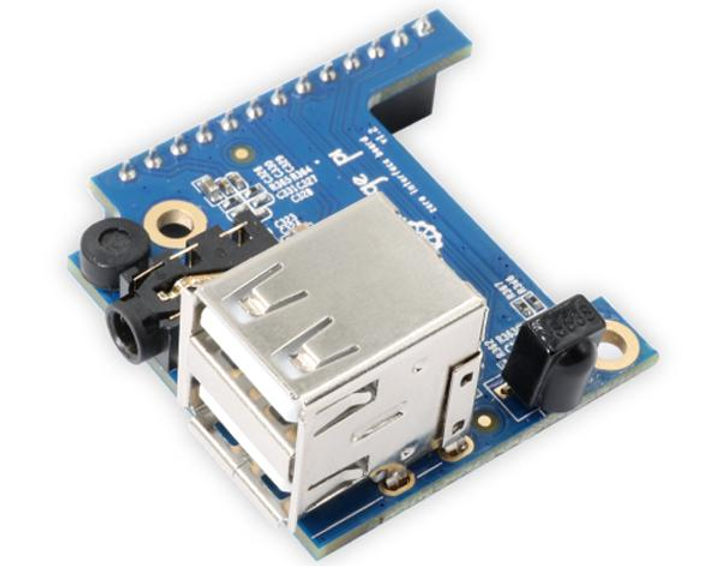 Плата расширения для Orange Pi Zero v1.2 (USB, audio 3.5, IR, микрофон) - изображение 1