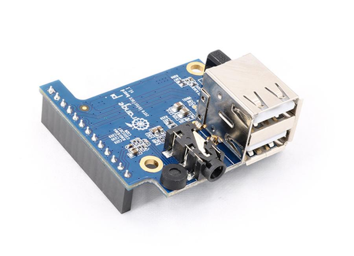 Плата расширения для Orange Pi Zero v1.2 (USB, audio 3.5, IR, микрофон) - изображение 3