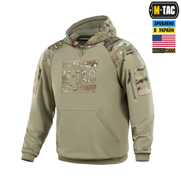 Кофта M-Tac Hoodie Combat Multicam/Tan L - изображение 1