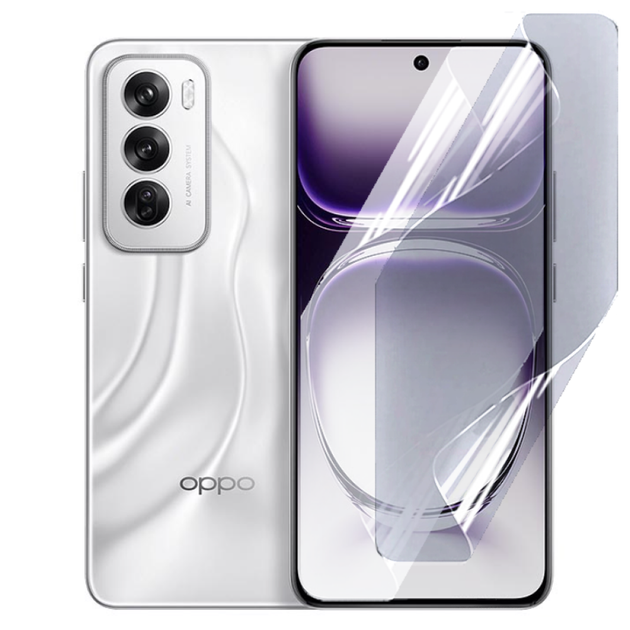 Противоударная гидрогелевая пленка Hydrogel Film для Oppo Reno12 5g, Transparent - Фото 1 Противоударная гидрогелевая пленка Hydrogel Film для Oppo Reno12 5g, Transparent - изображение 1