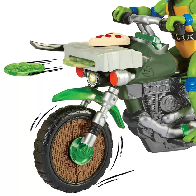Игровой набор Боевой транспорт с фигуркой - Леонардо На Мотоцикле TMNT 83431 - изображение 3