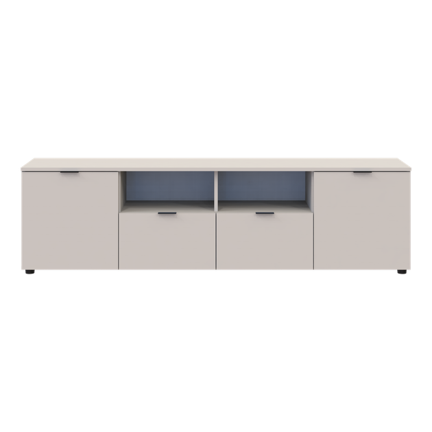 Тумба під ТВ Doros Рон 4 180х38х50 см Кашемір (DRS-011455) - Фото 2 Тумба під ТВ Doros Рон 4 180х38х50 см Кашемір (DRS-011455) - изображение 2