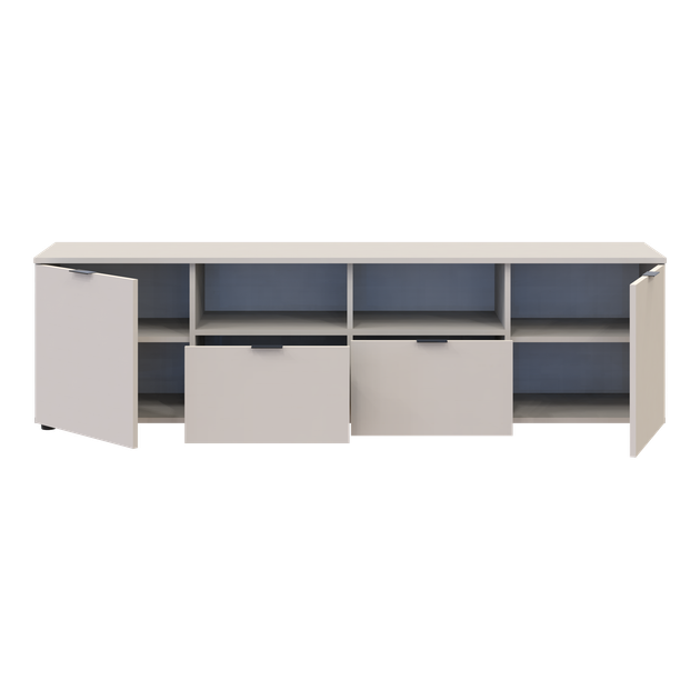 Тумба під ТВ Doros Рон 4 180х38х50 см Кашемір (DRS-011455) - Фото 5 Тумба під ТВ Doros Рон 4 180х38х50 см Кашемір (DRS-011455) - изображение 5