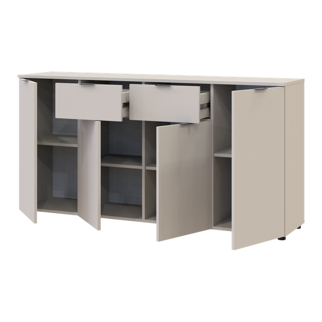 Комод в гостиную Doros Рон 7 160х38х81 см Кашемир (DRS-011458) - Фото 4 Комод в гостиную Doros Рон 7 160х38х81 см Кашемир (DRS-011458) - изображение 4