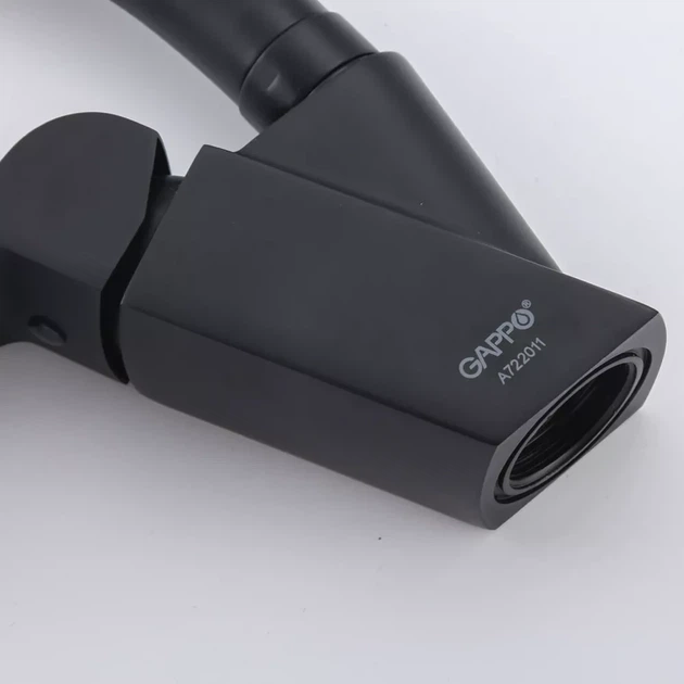 Смеситель для кухни GAPPO G4150 черный - изображение 4