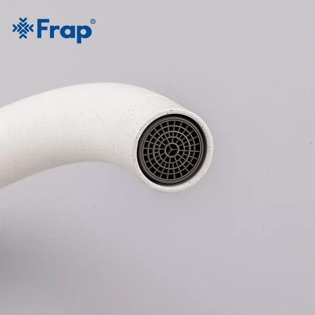 Смеситель для кухни Frap F40899-1 белый песок - изображение 4