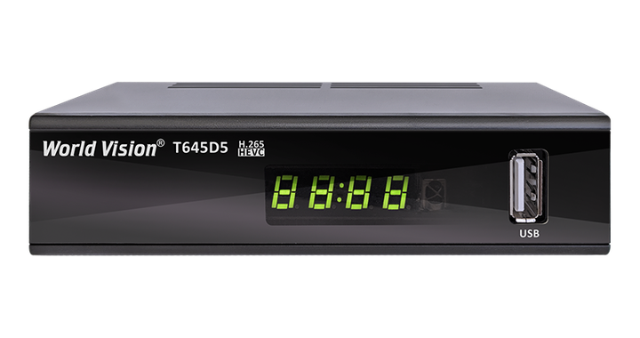 Ефірний Т2 ресивер цифровий тюнер World Vision T645D5 - зображення 2