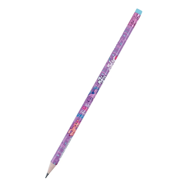 Олівець графітний з гумкою Kite My Little Pony LP23-056 4063276165534 - Фото 1 Олівець графітний з гумкою Kite My Little Pony LP23-056 4063276165534 - зображення 1