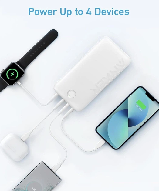 Повербанк Anker 347 Power Bank 40000mAh Білий – фото, відгуки