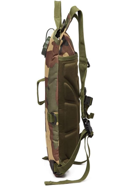 Гидратор тактический военный рюкзак мешок 3л Clefers Tactical - Питьевая система цвет мультикам (5002169) - изображение 5