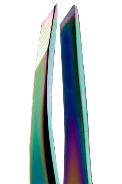 Пинцет скошенный профессиональный для бровей Zola Rainbow - изображение 2