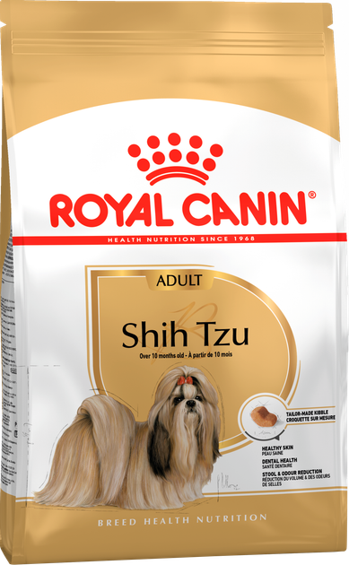 Сухой корм для собак породы Ши-тцу Royal Canin Shih Tzu Adult, 1.5 кг - Фото 1 Сухой корм для собак породы Ши-тцу Royal Canin Shih Tzu Adult, 1.5 кг - изображение 1