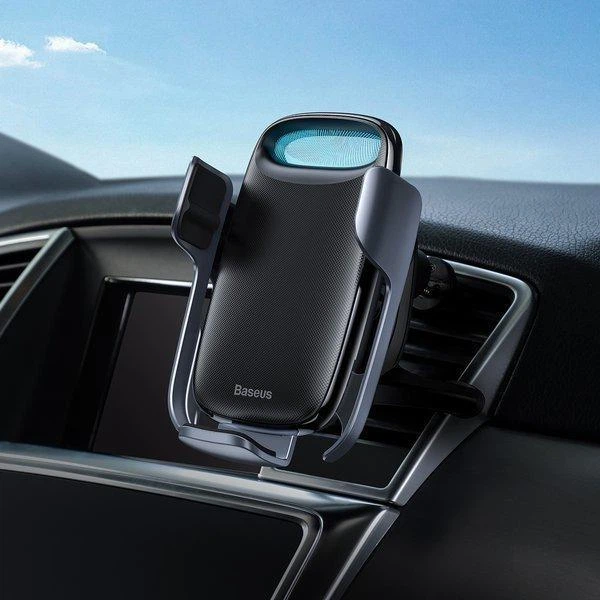 Держатель телефона в автомобиль с беспроводной зарядкой Baseus Milky Way Electric Bracket Wireless Charger 15W - изображение 5