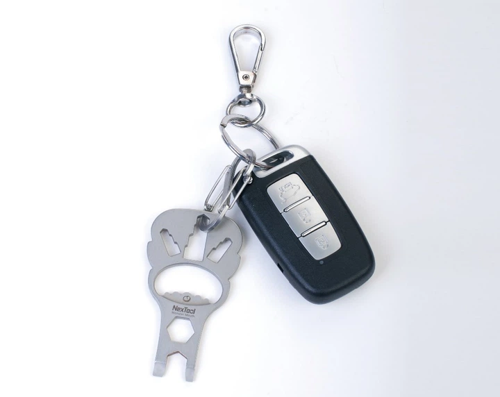 Міні-Мультитул NexTool BOTTLE OPENER Monster Mouth KT5010B, брелок для ключів, 4 функції, 27 г, компактний, зручний - Фото 4 Міні-Мультитул NexTool BOTTLE OPENER Monster Mouth KT5010B, брелок для ключів, 4 функції, 27 г, компактний, зручний - зображення 4
